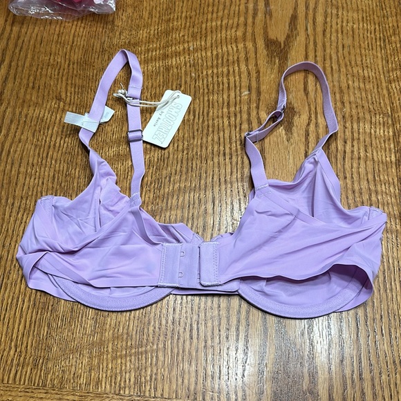 Aerie Smoothez Bra Mesh Unlined Full Coverage Light Purple Size 34D - Picture 6 of 7